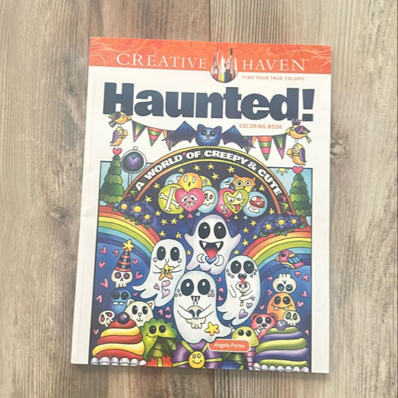 Creative Haven Haunted! Coloring Book