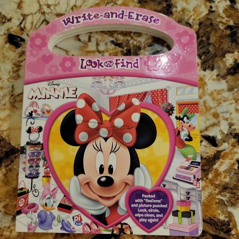 Write-And-Erase Look and Find® Disney Minnie - Packed with 'find 'ems and Picture Puzzles! Look, Circle, Wipe Clean, and Play Again