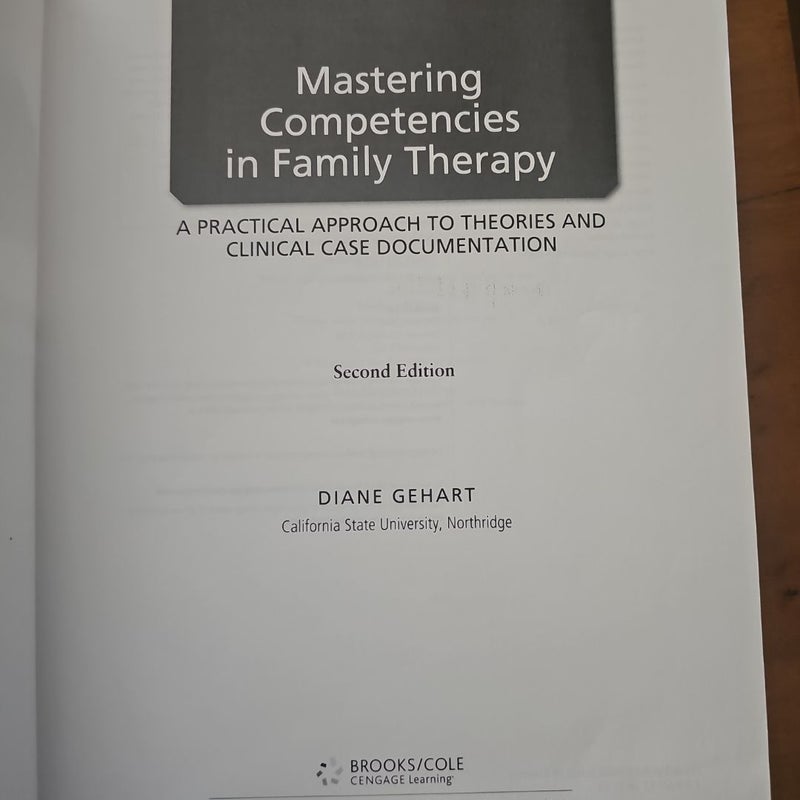 Mastering Competencies in Family Therapy