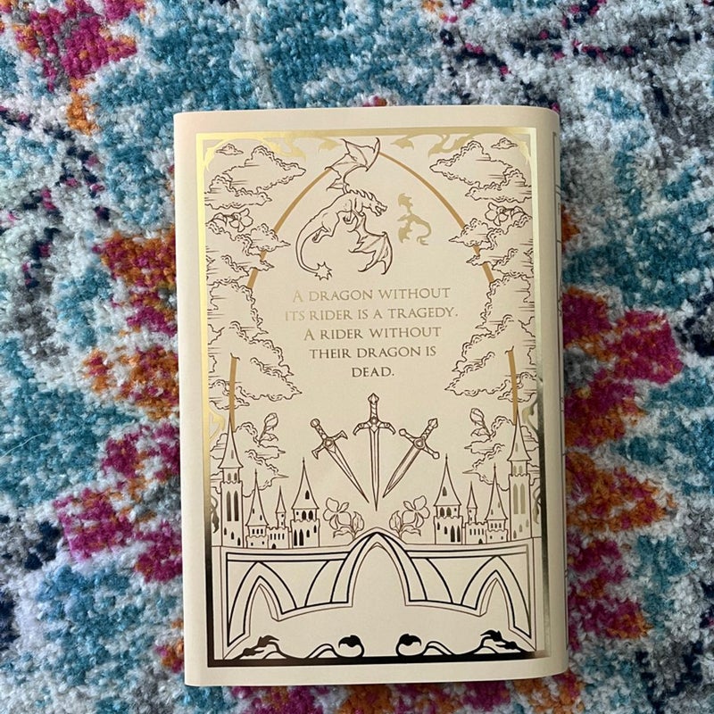 Fourth wing dust jacket by Rebecca Yarros , Paperback Pangobooks