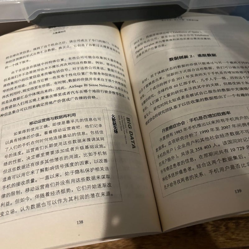 Chinese book Big Data A Revolution 大數據時代