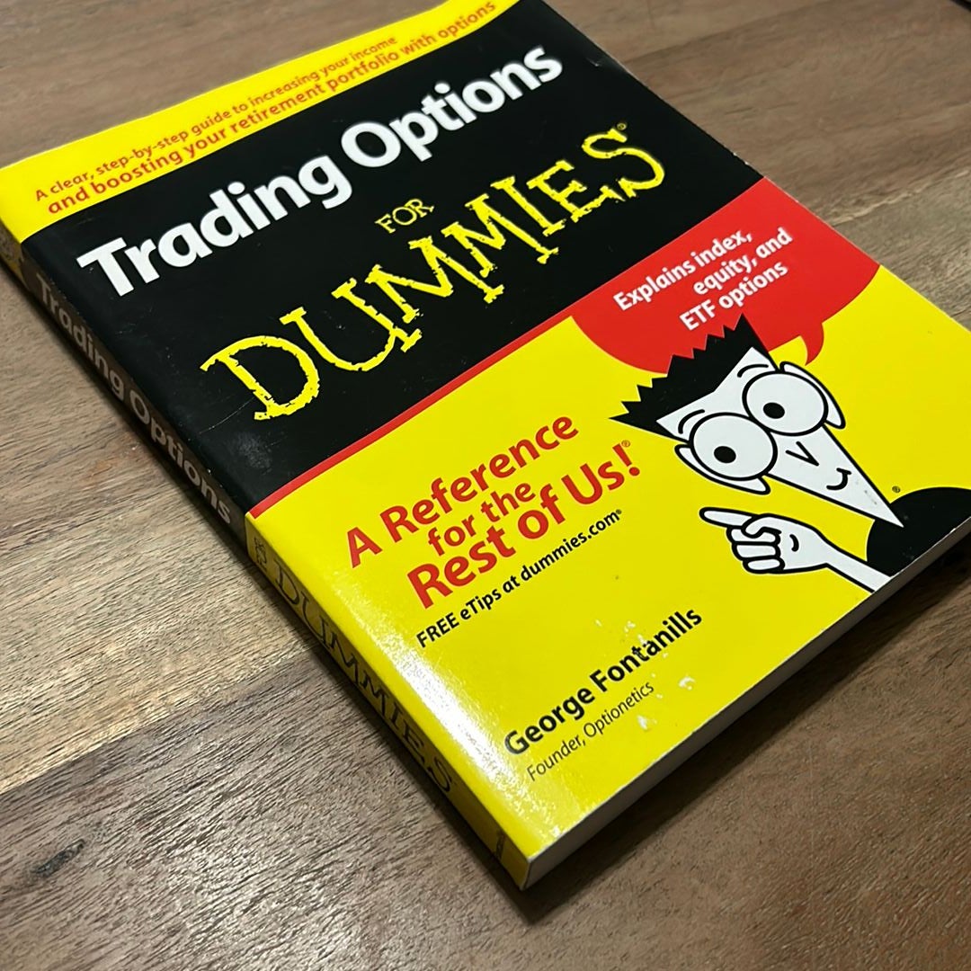 Trading options for dummies by george a fontanills paperback pangobooks