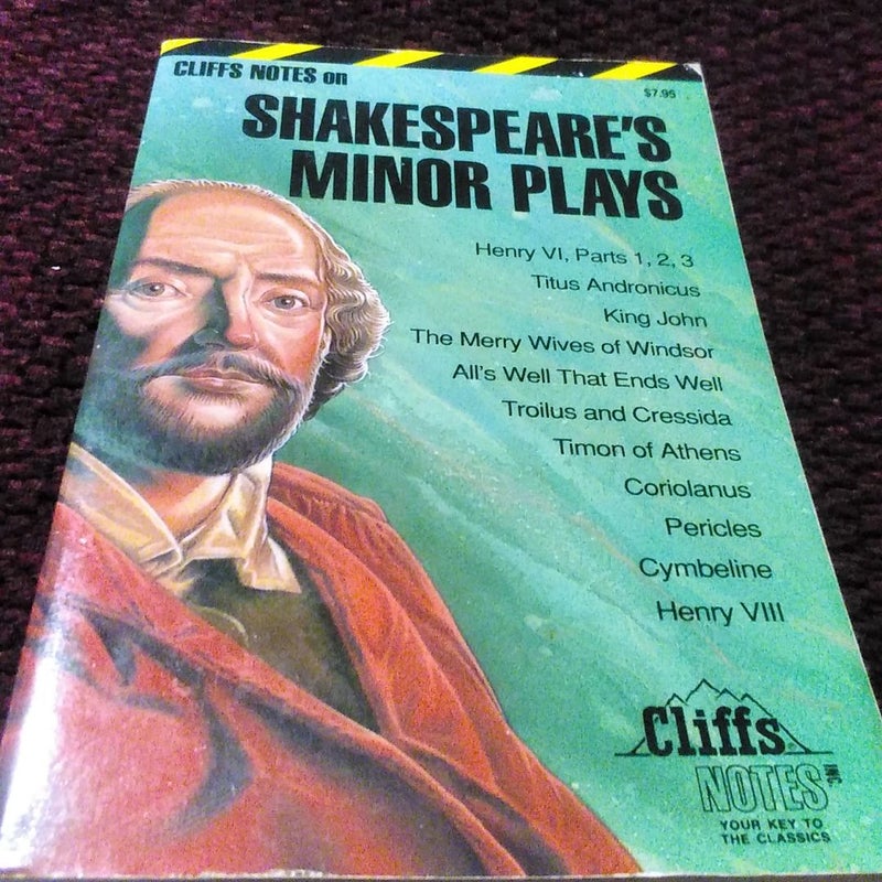 Shakespeare's Minor Plays