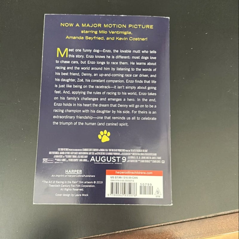 Racing in the Rain Movie Tie-In Young Readers' Edition