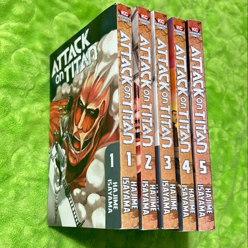 Attack on Titan 1-5