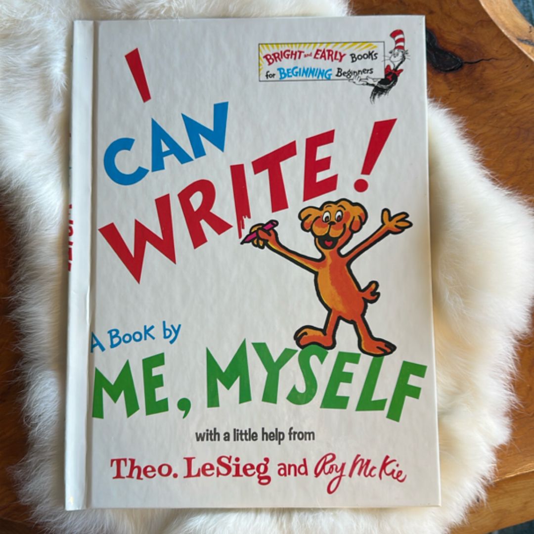 I Can Write-by Me, Myself book cover
