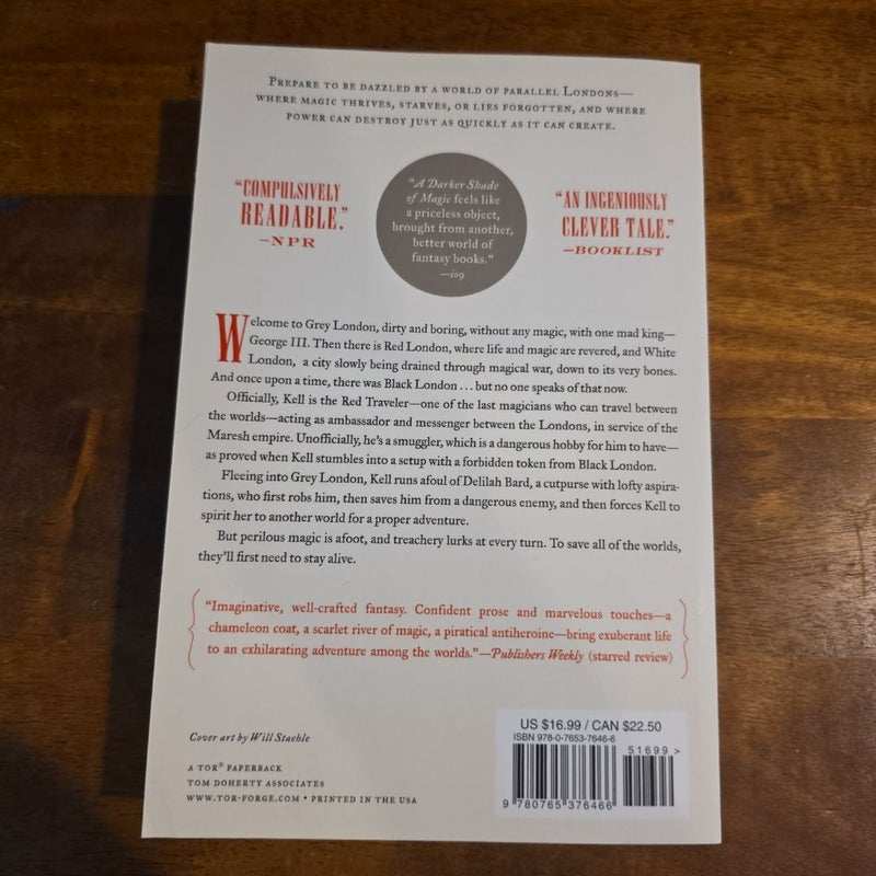 A Darker Shade of Magic, Book 1 of 3-Shades of Magic