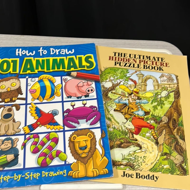 How to Draw 101 Animals and Hidden Picture Book