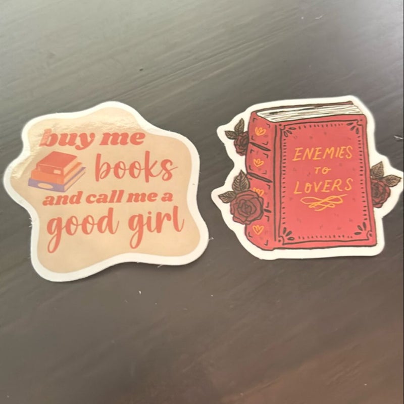 *Spicy* Bookish Stickers