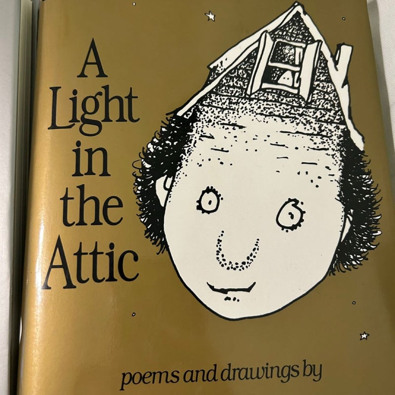 LOT OF 3! Shel Silverstein Light in the Attic/ Where the sidewalk ends 