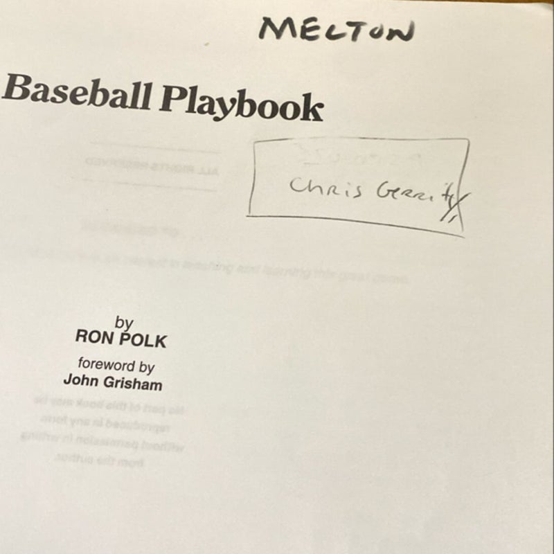 Baseball Playbook