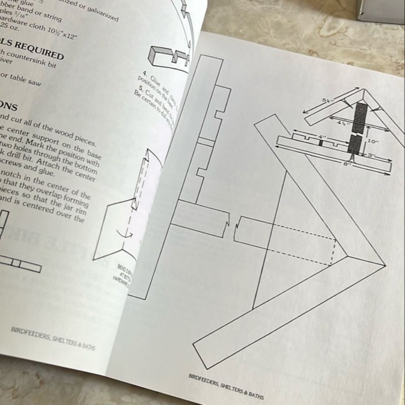 Birdfeeders, Shelters and Baths