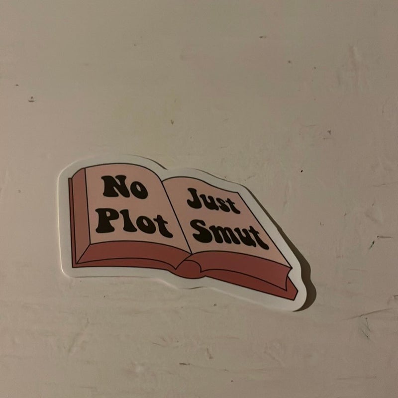 Smut bookish sticker 