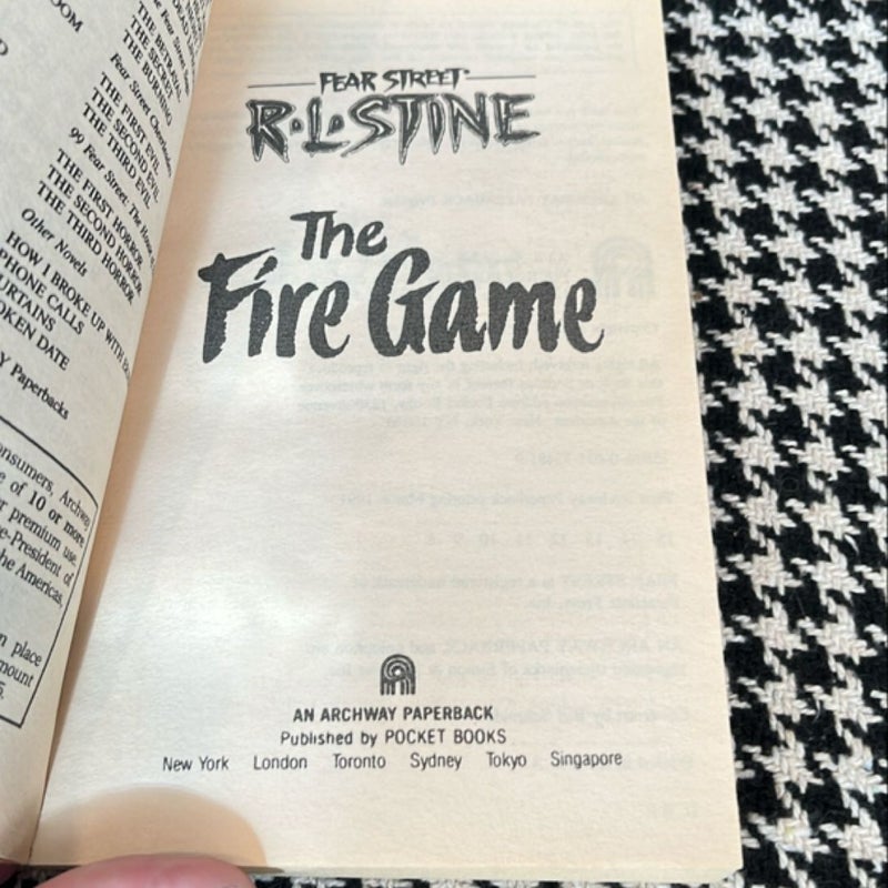 Fear Street The Fire Game *1991