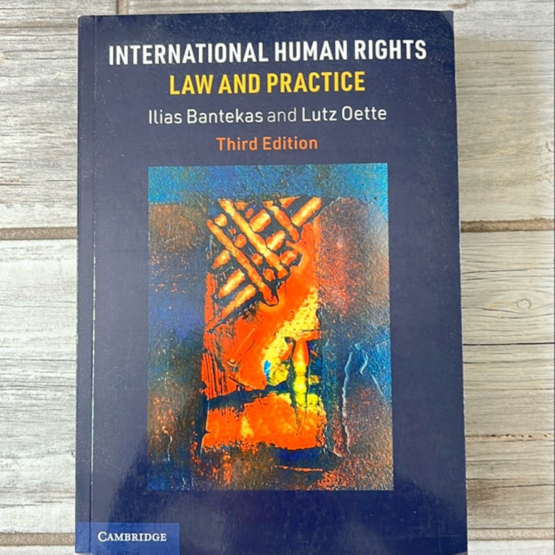 International Human Rights Law and Practice