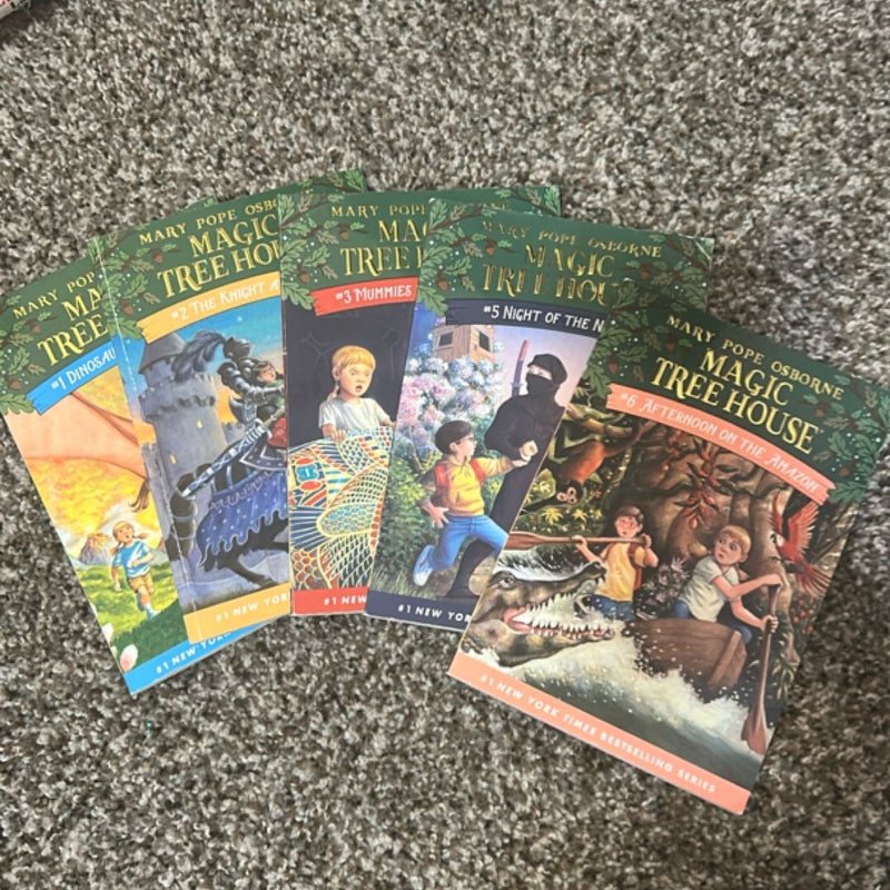 Magic Tree House 1,2,3,5,6