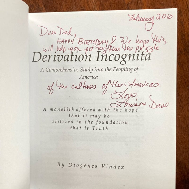 Derivation Incognita