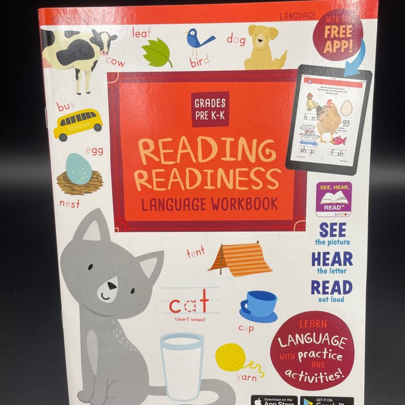 Grades pre k -k Reading Readiness Language Work Book