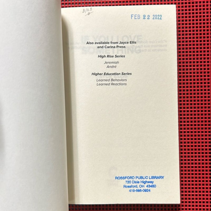 If You Love Something