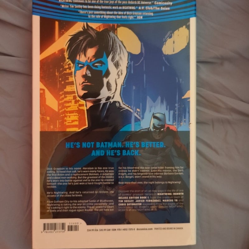 Nightwing: the Rebirth Deluxe Edition Book 1