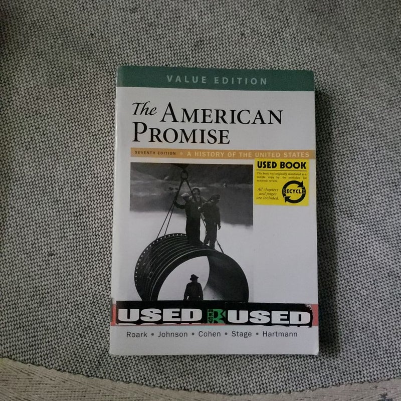 The American Promise, Value Edition, Combined Volume