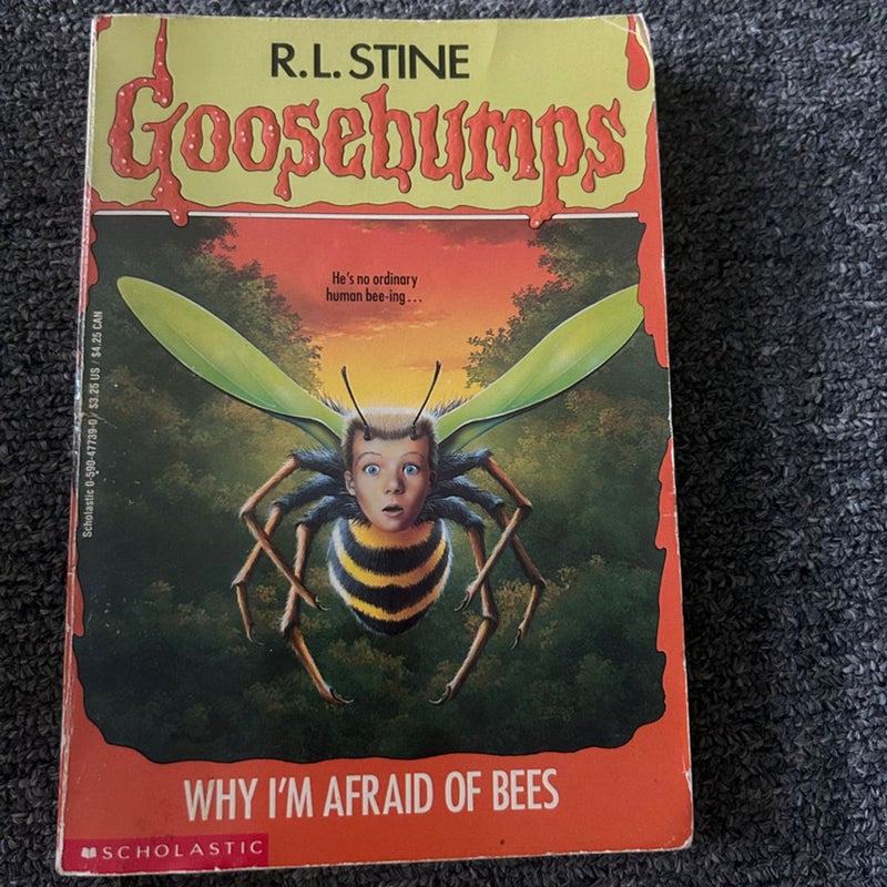 Goosebumps why im afraid of bees book