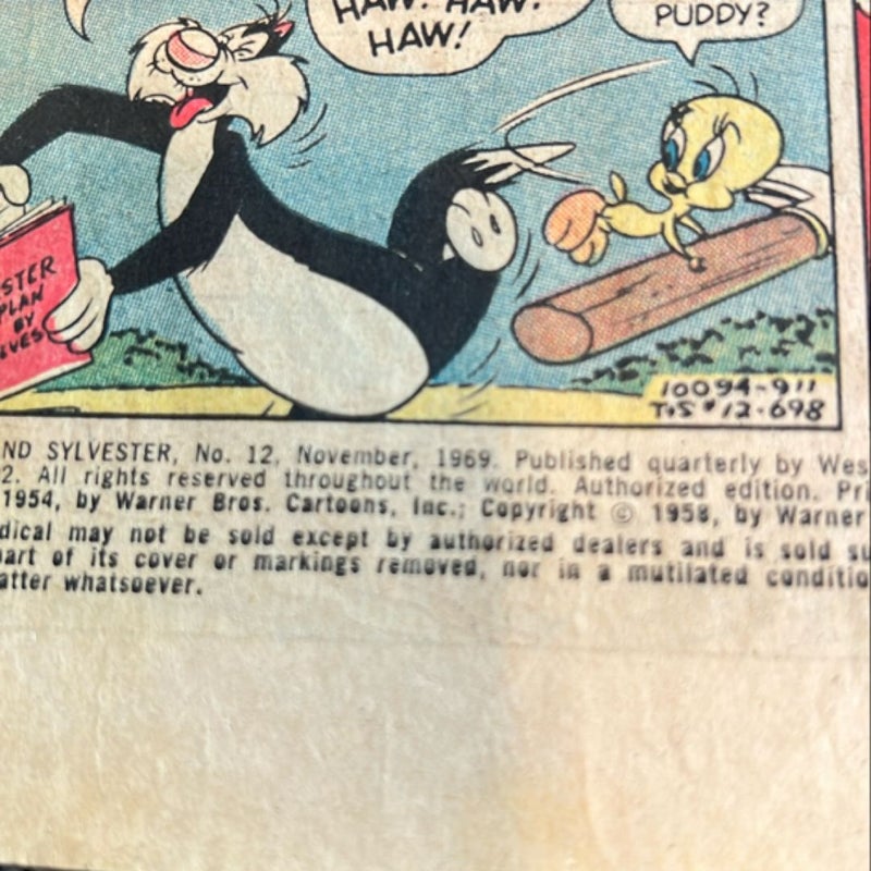 Tweety and Sylvester Comic Book 1969