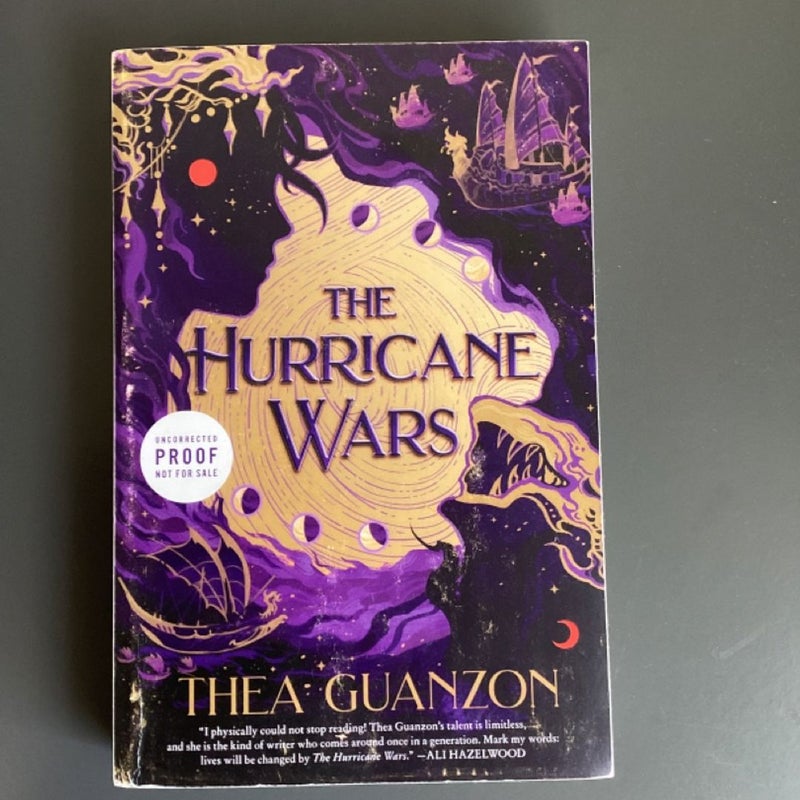 THE HURRICANE WARS (UNCORRECTED ADVANCED COPY PROOF - PAPERBACK) LAST CALL