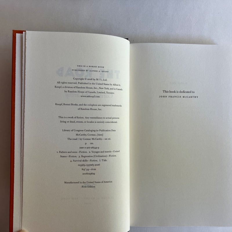 The Road - First Edition