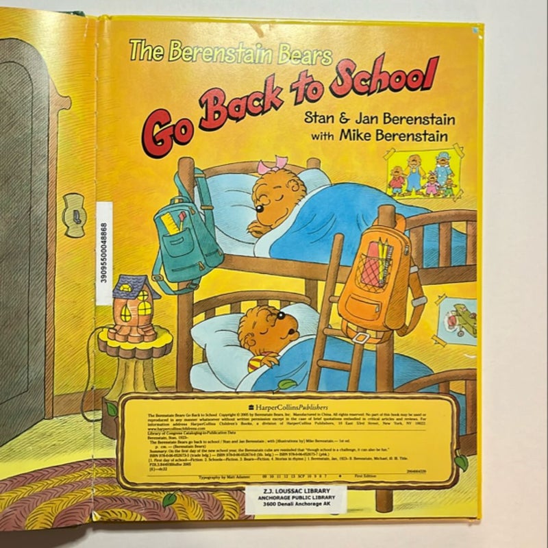 The Berenstain Bears Go Back to School