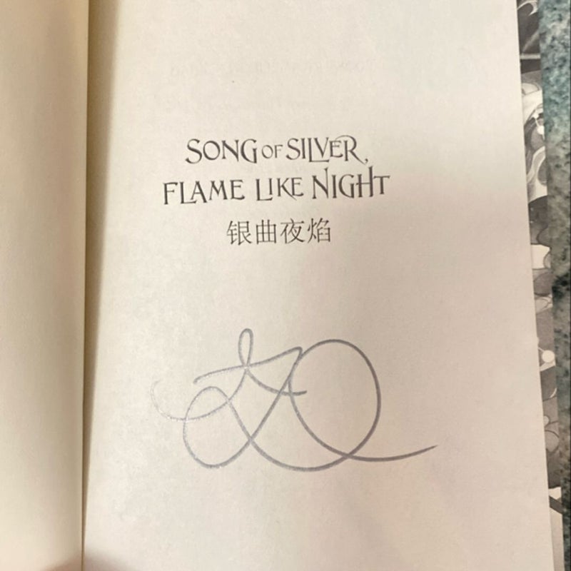 Song of Silver, Flame Like Night (hand-signed)