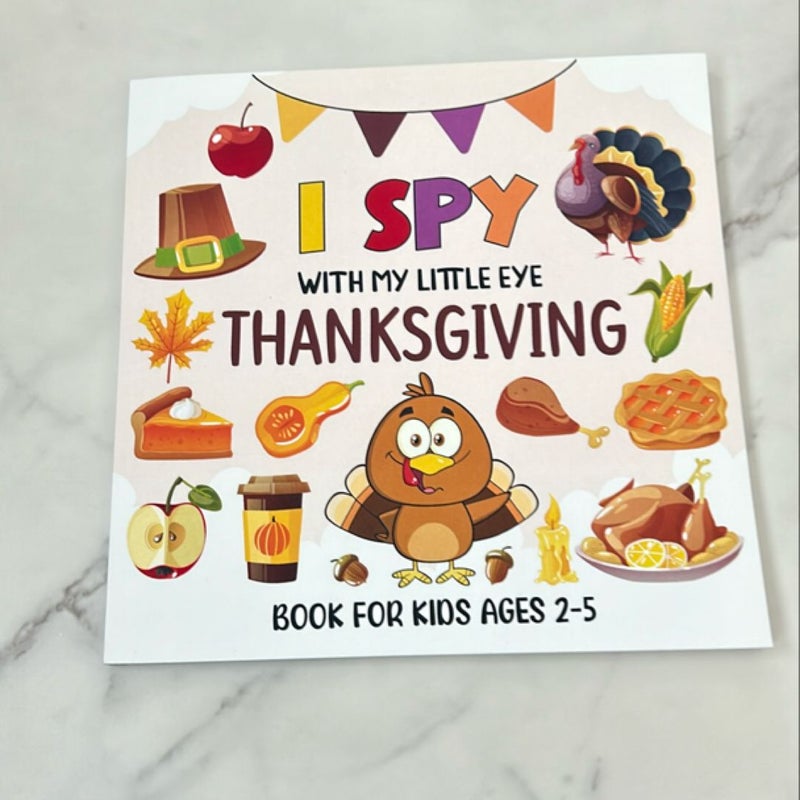 I Spy with My Little Eye Thanksgiving Book for Kids Ages 2-5