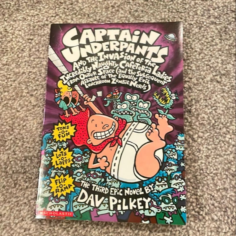 6 Captain Underpants Books 