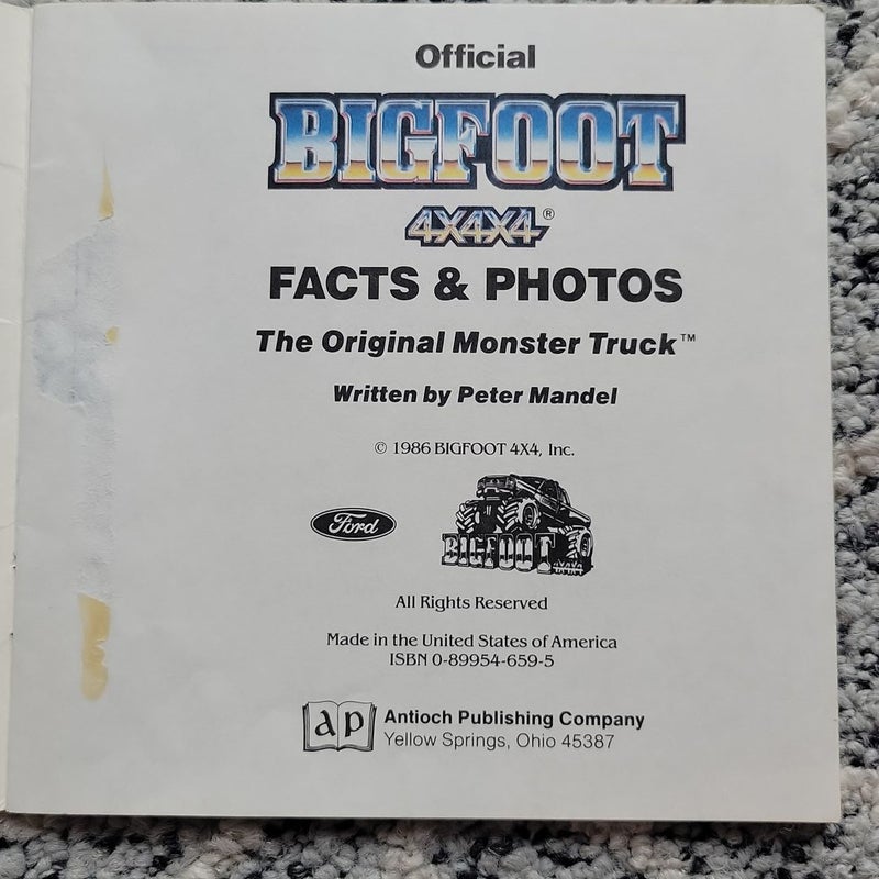 Official Bigfoot 4x4x4 Facts & Photos