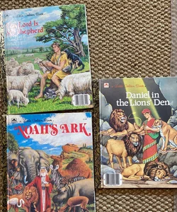 Set of 3 Little Golden Books Bible Stories