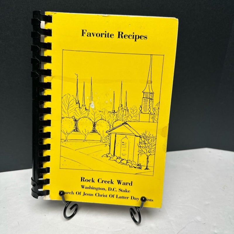 Favorite Recipes CookBook Church Of Jesus Christ Of LDS 1977 Rock Creek Ward