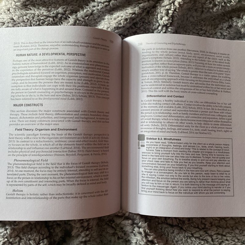 Counseling and Psychotherapy: Theories and Interventions 