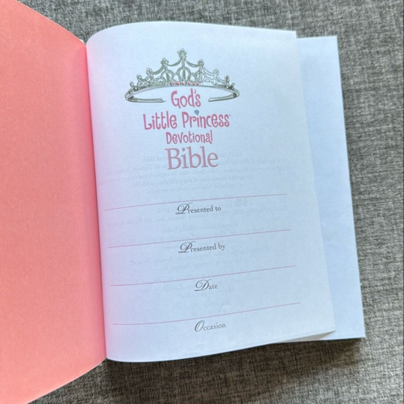 God's Little Princess Devotional Bible