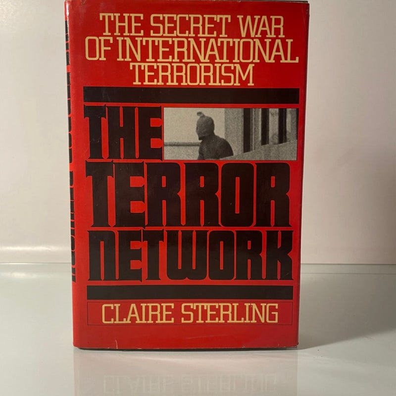 The Terror Network by Claire Sterling 1981 First Edition Hardcover w Dust Jacket