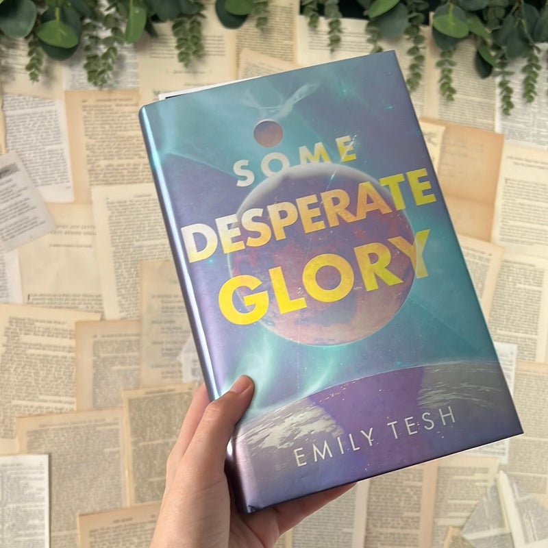 Some Desperate Glory // Illumicrate signed special edition