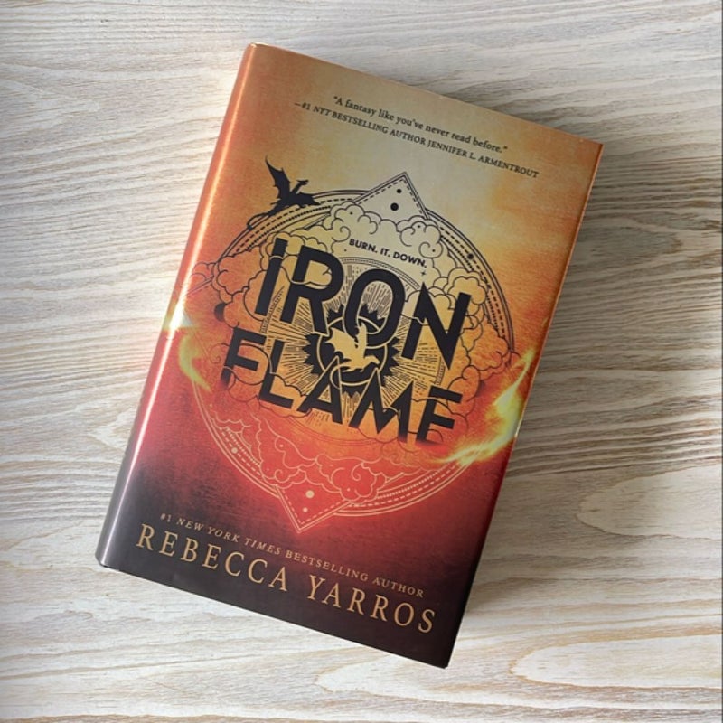 Iron Flame | First Edition | Sprayed Edges 