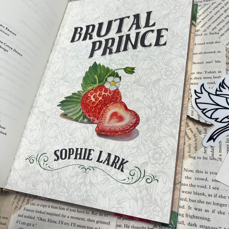 Brutal Prince outlet by Sophie Lark-special edition