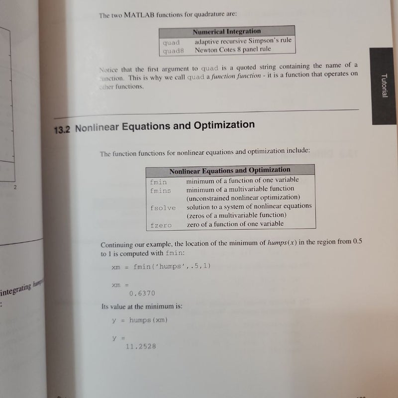 The student edition of Matlab