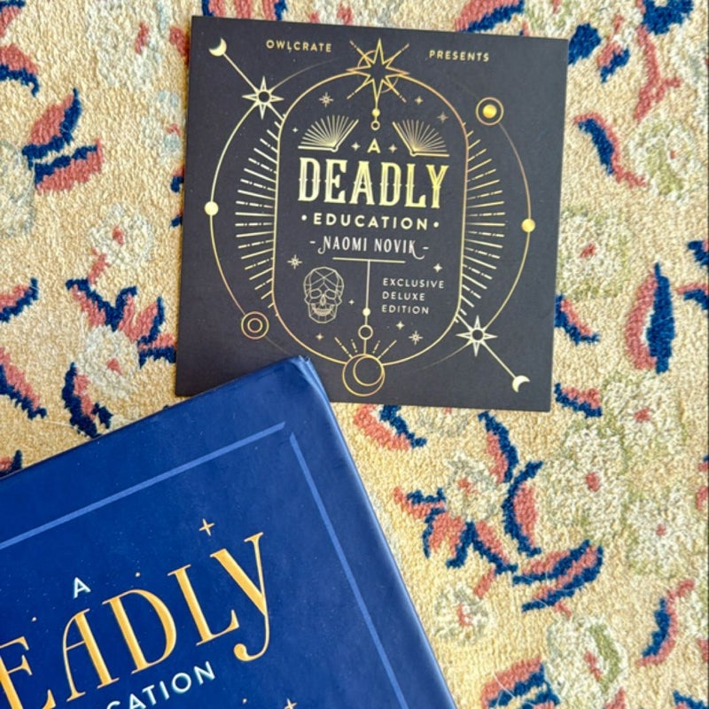 A Deadly Education Owlcrate Special Edition