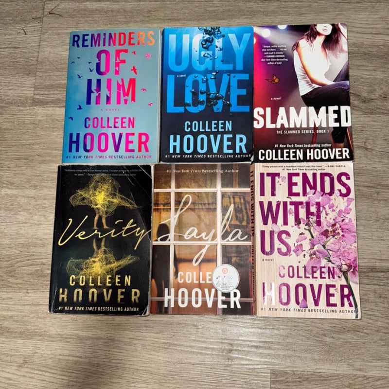 6 Colleen Hoover Book Bundle 