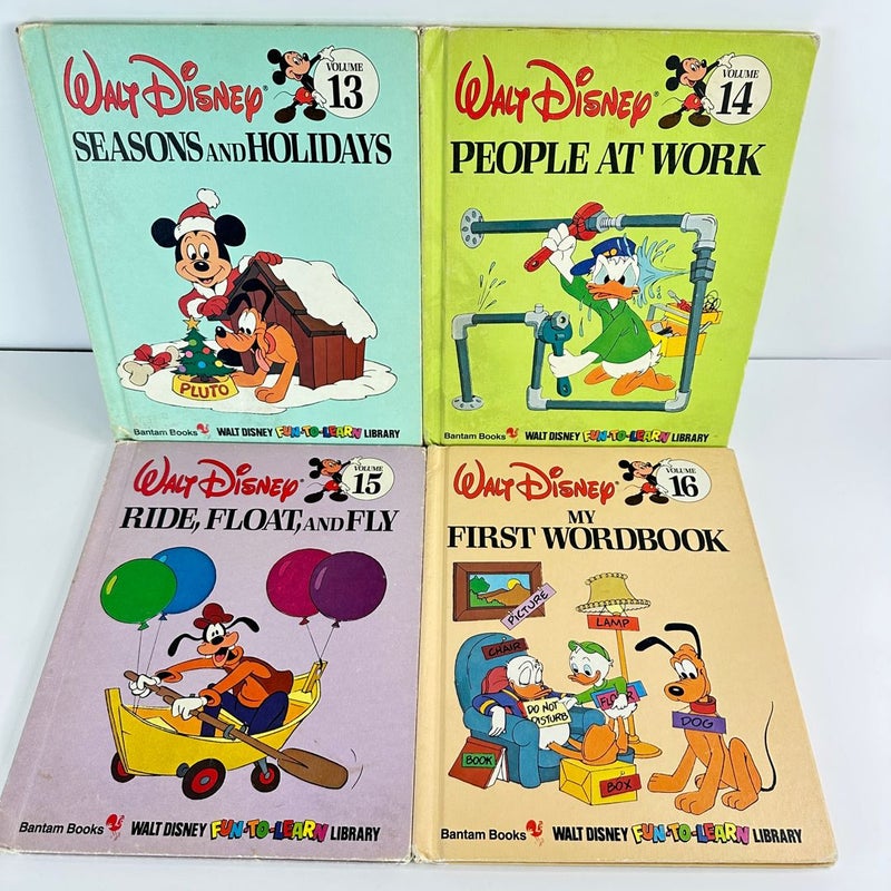 Walt Disney Fun-to-Learn Library Bundle-Lot of 14