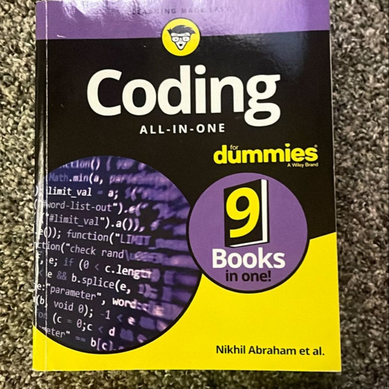 Coding All-In-One for Dummies