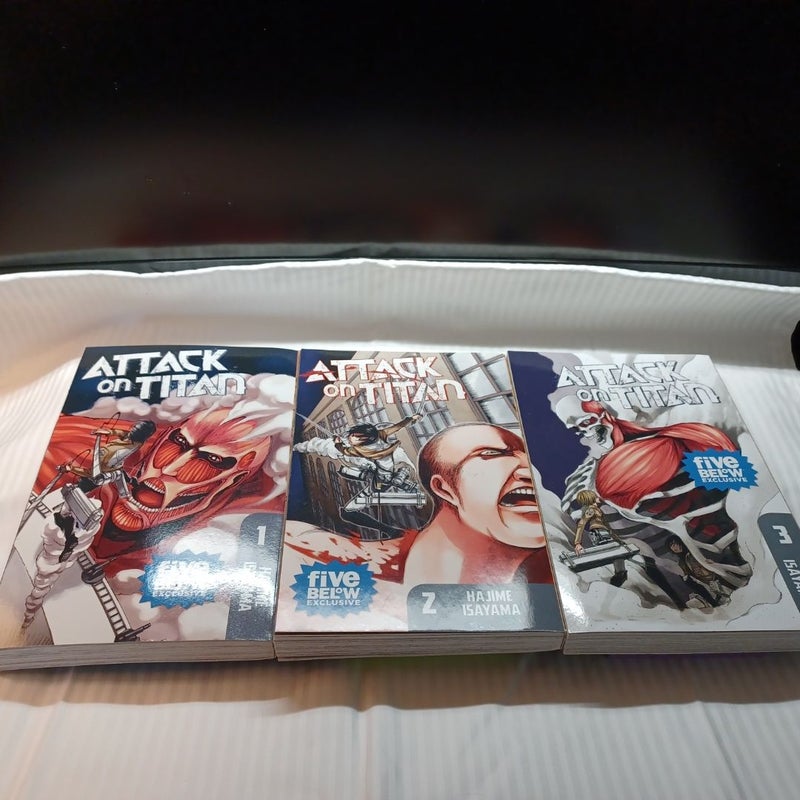 Attack on Titan #1, #2, #3