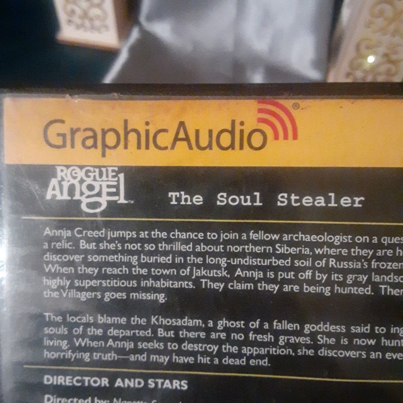 Rogue Angel 12 The Soul Stealer , Graphic Audio book cd 