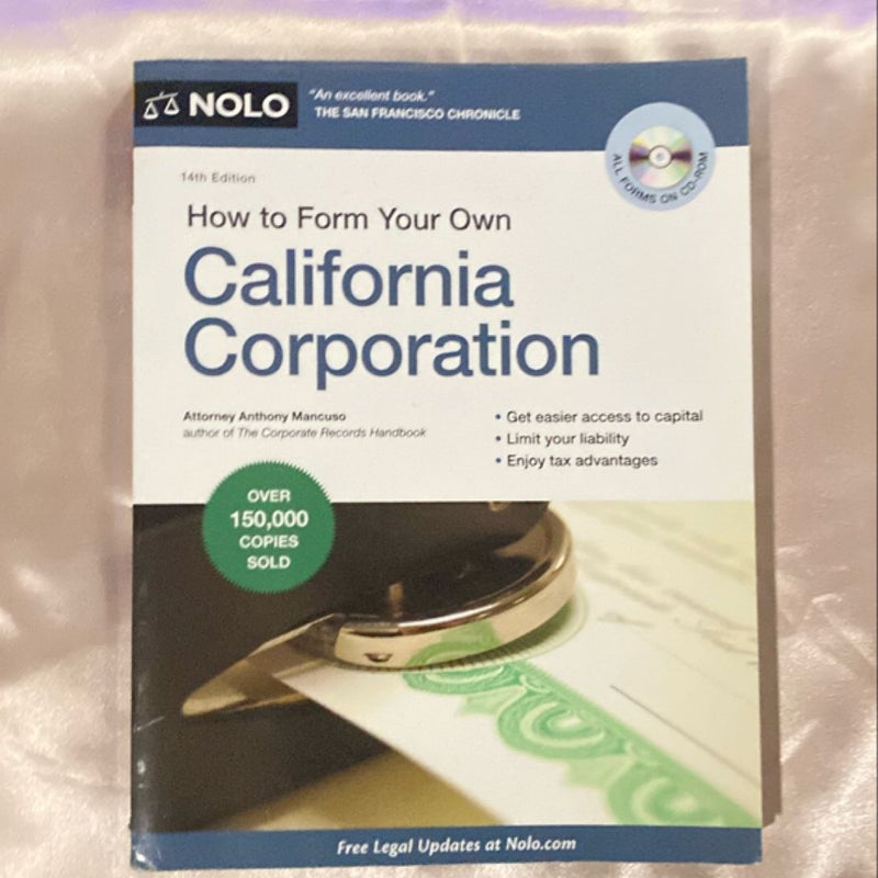 How to form your own California a Corporation